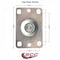 Service Caster 5'' High Temp Glass Filled Nylon Wheel Swivel Caster with Bronze Bearing SCC-20S520-GFNBZHT - alternate 4